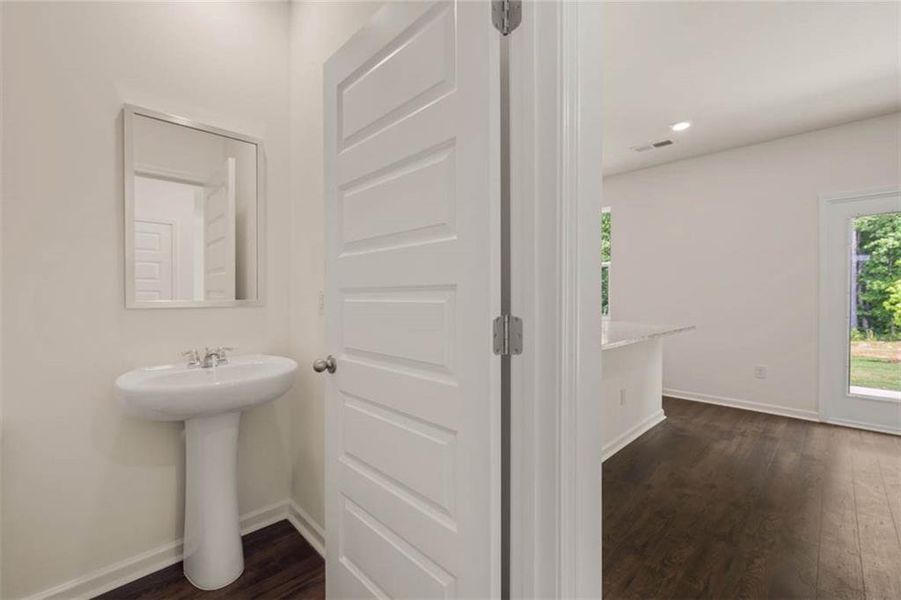Furnished interior view inside a new home in The Reserve at Calcutta, Stockbridge (Image 10).