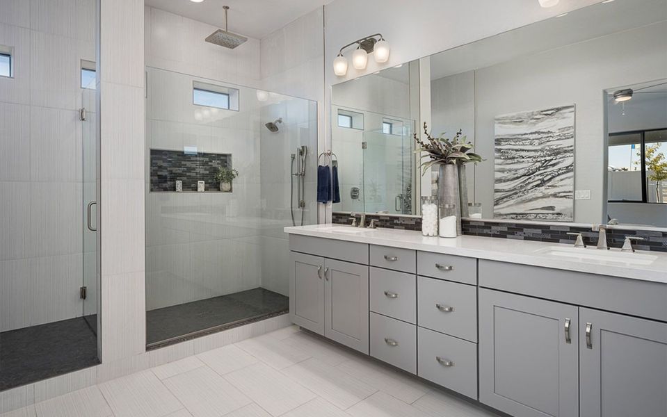 Representative furnished interior of a home built from the The Woodland by CastleRock Communities in Heritage Pointe, Chino Valley (Image 6).
