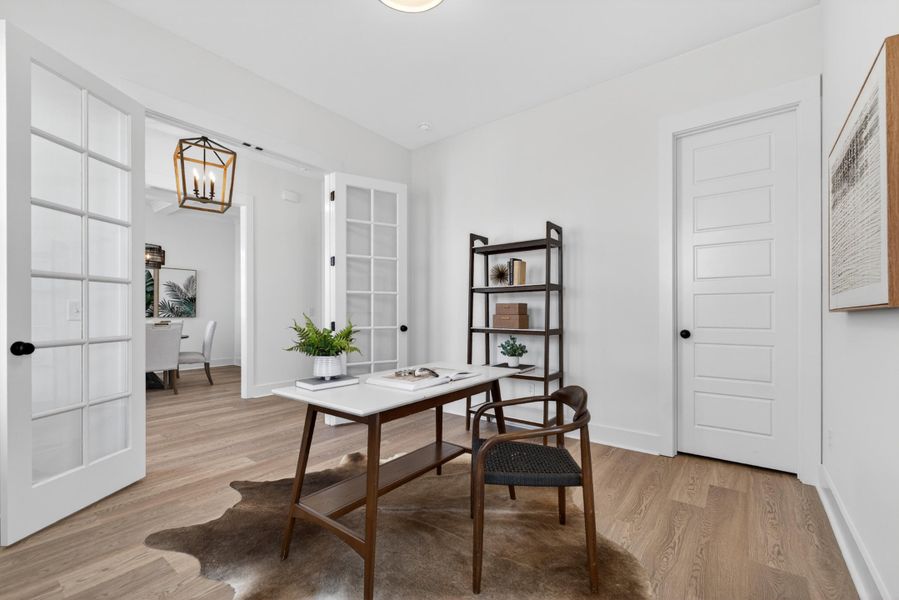 Furnished interior view inside a new home in , Summerville (Image 32).