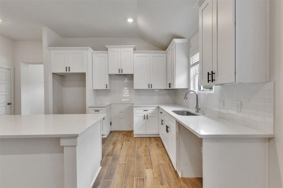 Furnished interior view inside a new home in , Angleton (Image 12).