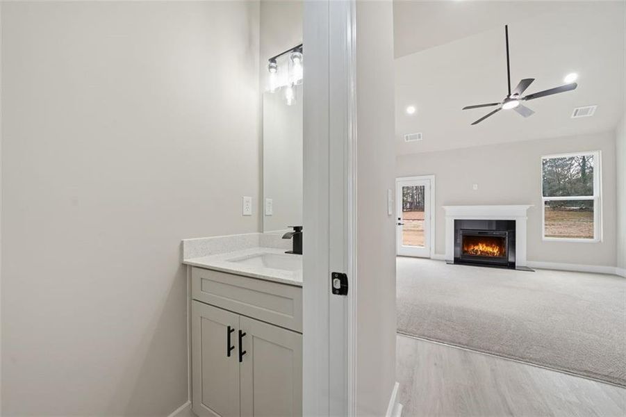 Furnished interior view inside a new home in , Conyers (Image 10).