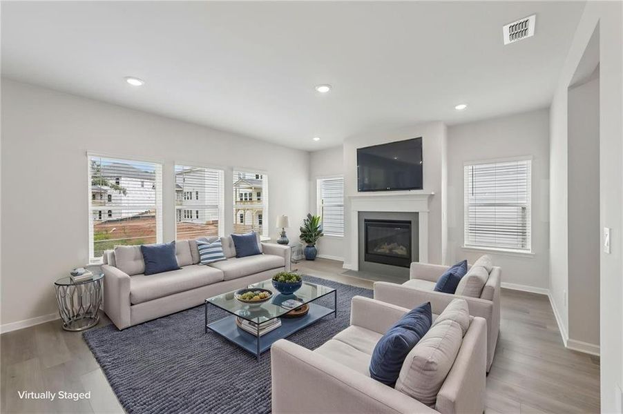 Furnished interior view inside a new home in Martin Springs - Estate Series, Lawrenceville (Image 7).