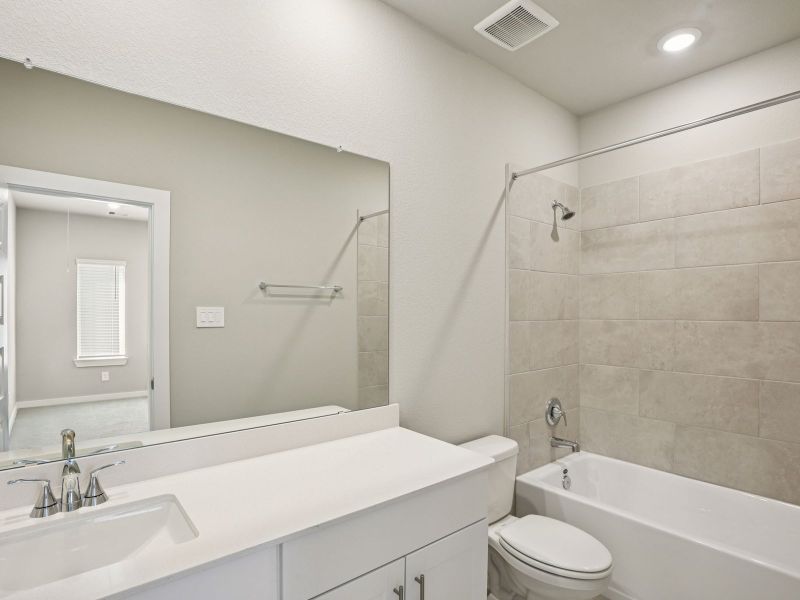 Furnished interior view inside a new home in Spring Brook Village - City Series, Houston (Image 7).