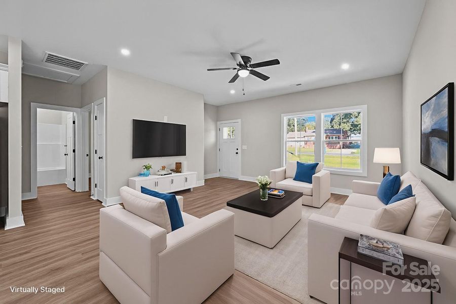 Virtually Staged - Living Room