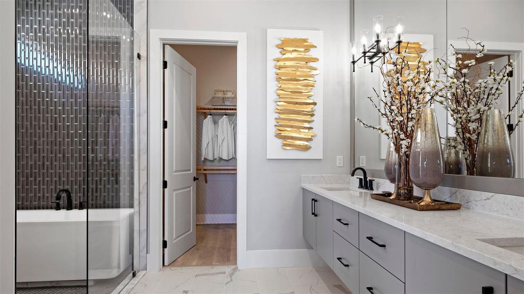 Furnished interior view inside a new home in , Port St. Lucie (Image 4). Furnished interior view inside a new home in , Port St. Lucie (Image 4).