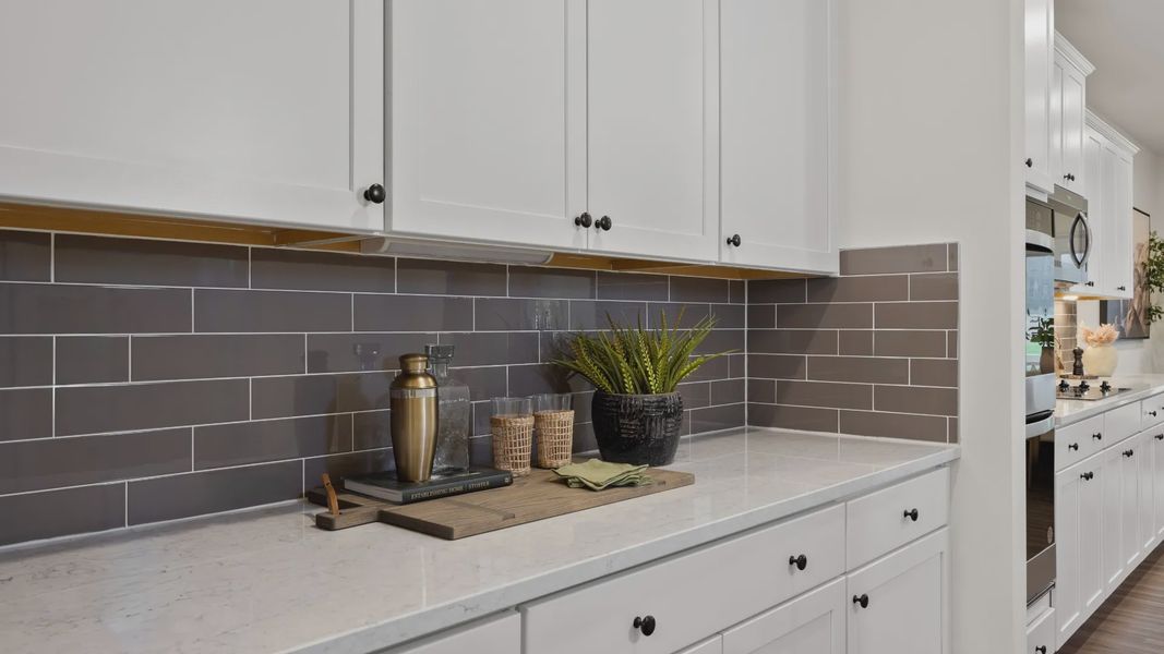 Townsend home plan butler's pantry creating flow between formal dining room and kitchen