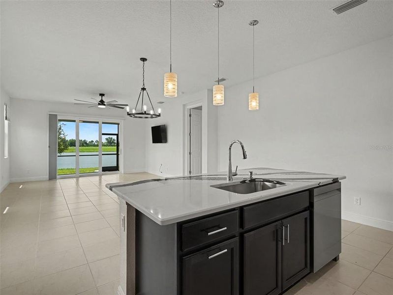Furnished interior view inside a new home in , Parrish (Image 7).