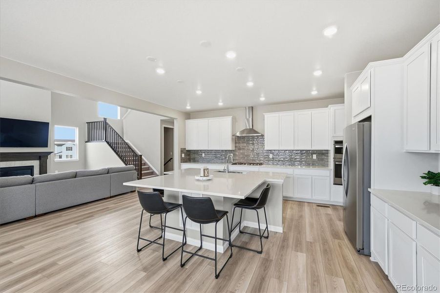 Furnished interior view inside a new home in , Castle Rock (Image 44).