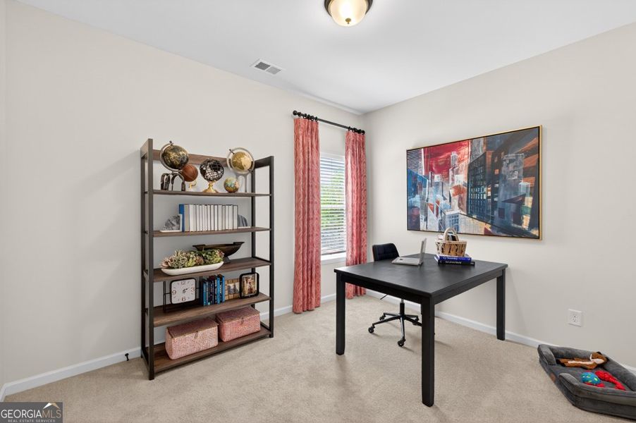 Furnished interior view inside a new home in Cobblestone Crossing Commons, Warner Robins (Image 21).