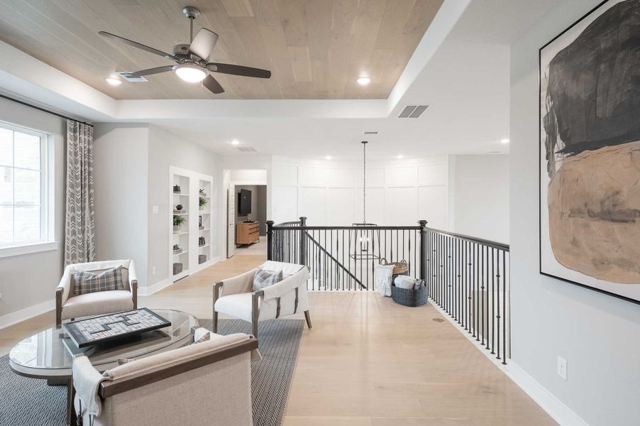 Representative furnished interior of a home built from the Milan by Tri Pointe Homes in Dunham Pointe, Cypress (Image 97).
