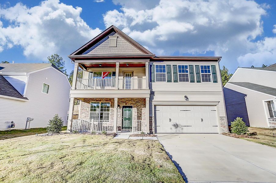 Representative exterior photo of a completed home built from the Wilmington by Eastwood Homes in Secrest Meadows, Monroe, NC (Image 2). Representative exterior photo of a completed home built from the Wilmington by Eastwood Homes in Secrest Meadows, Monroe, NC (Image 2).