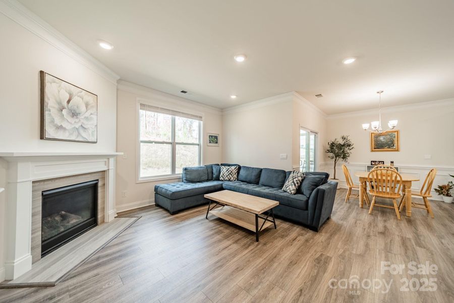 Furnished interior view inside a new home in , Charlotte (Image 11). Furnished interior view inside a new home in , Charlotte (Image 11).