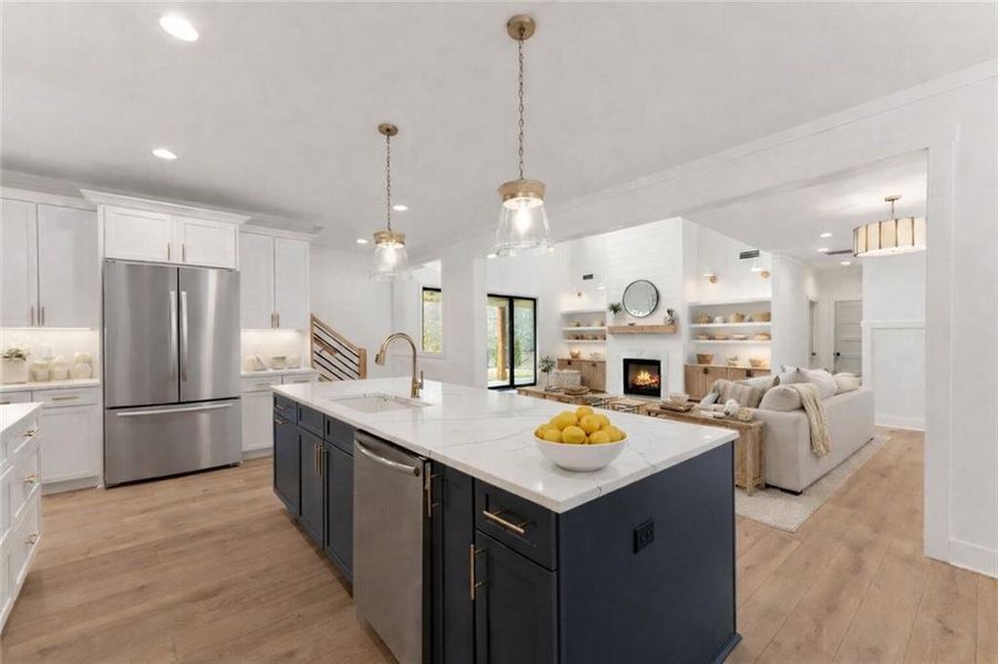 Furnished interior view inside a new home in , Gainesville (Image 29).
