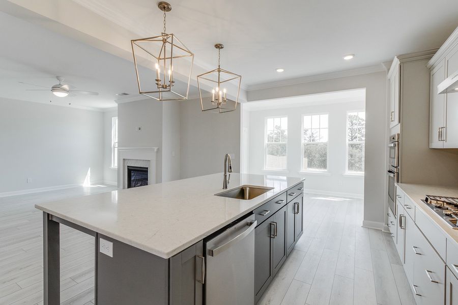 Furnished interior view inside a new home in Gates at Windermere, Blythewood (Image 11).