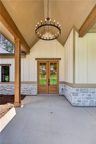 Exterior details and patio area of a home in , Buchanan (Image 28).