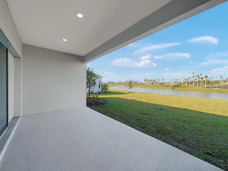 Exterior details and patio area of a home in Esplanade at Westview, Kissimmee (Image 4). Exterior details and patio area of a home in Esplanade at Westview, Kissimmee (Image 4).