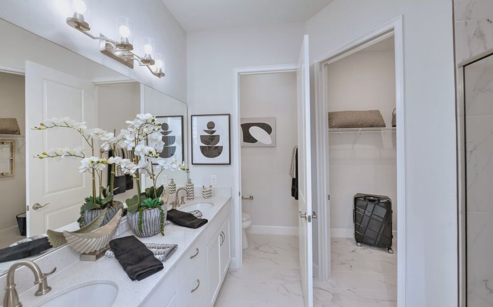 Furnished interior view inside a new home in Woodhaven, Port Orange (Image 25).