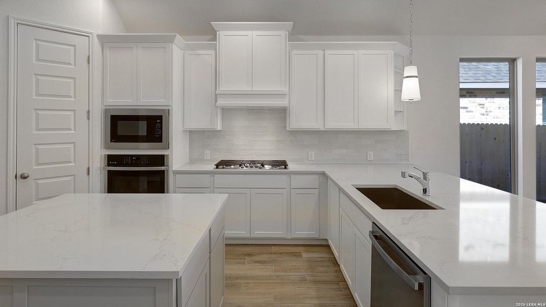 Furnished interior view inside a new home in Kallison Ranch, San Antonio (Image 6).