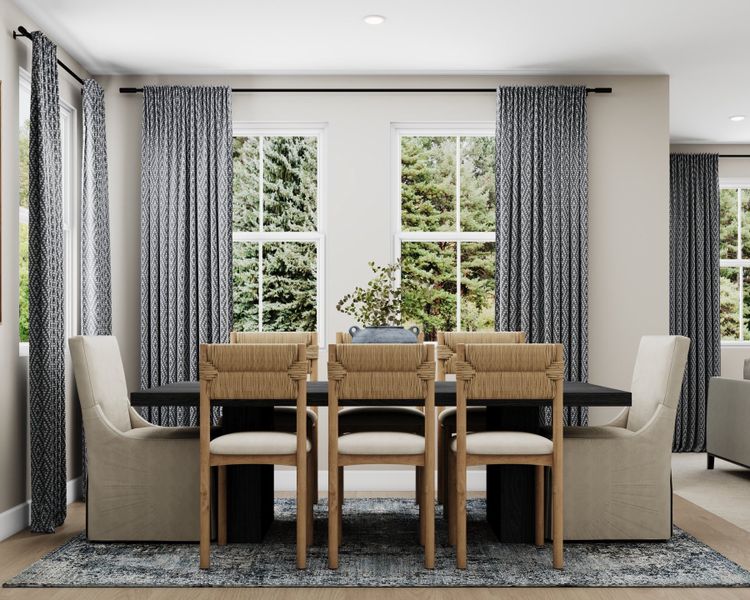 Representative furnished interior of a home built from the Lewis by Beazer Homes in Poppy at GreenHouse, Marietta (Image 8).