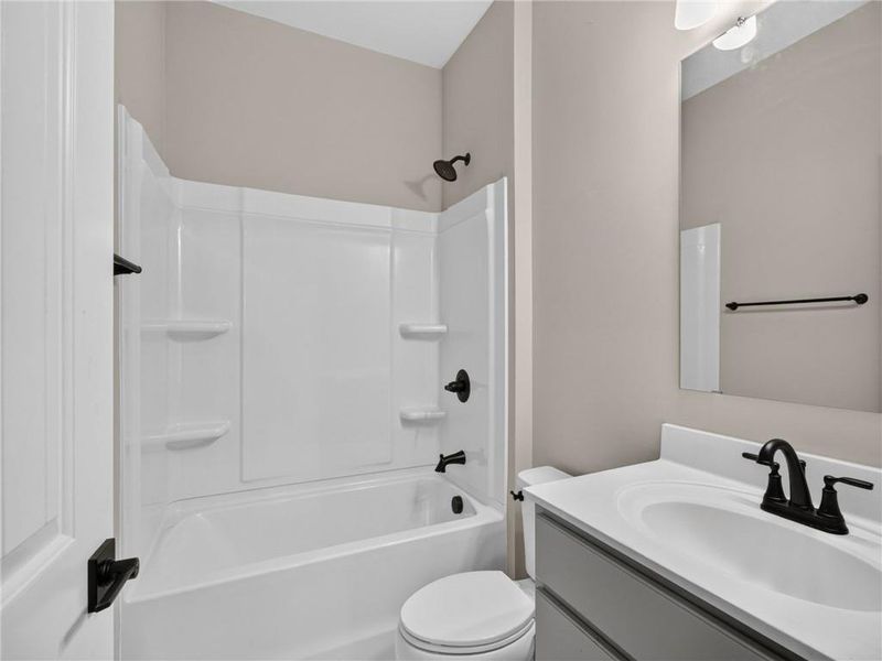 Furnished interior view inside a new home in Laurel Farms, Dallas (Image 10).