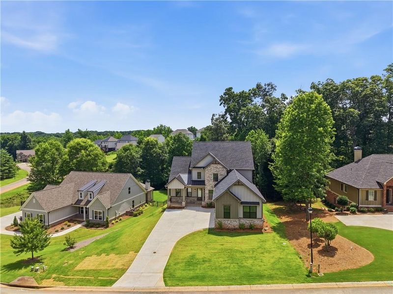 Front exterior of a new home in , Jefferson, GA, highlighting curb appeal (Image 29).