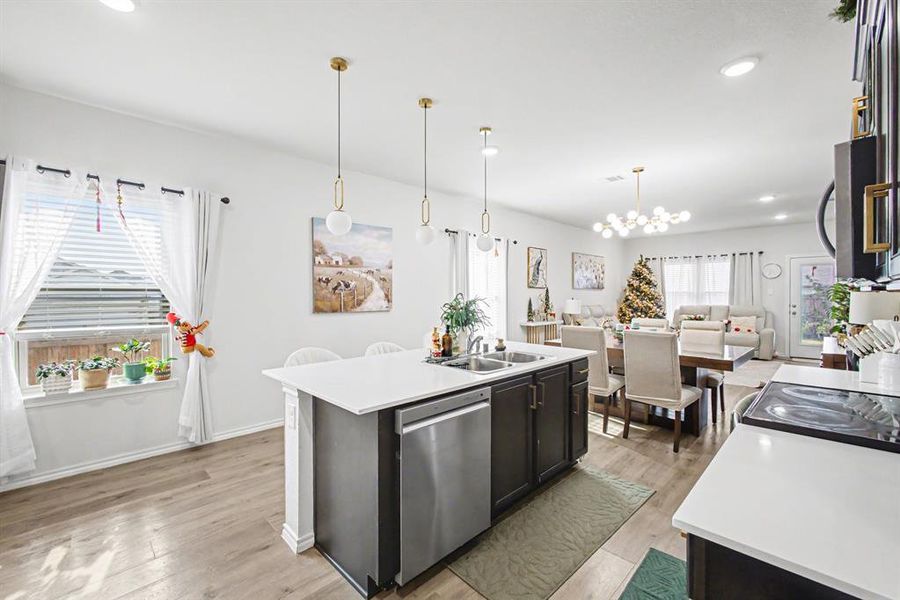 Furnished interior view inside a new home in , Forney (Image 12).