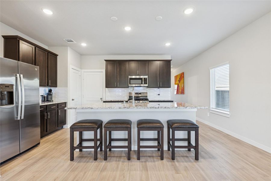 Furnished interior view inside a new home in , Willis (Image 37).