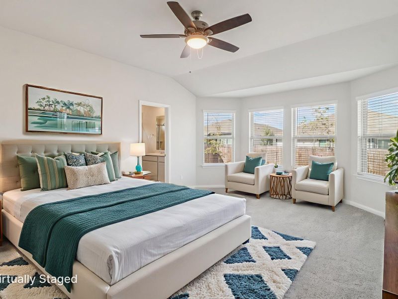 Furnished interior view inside a new home in Sagebrooke - Premier Series, San Antonio (Image 4).