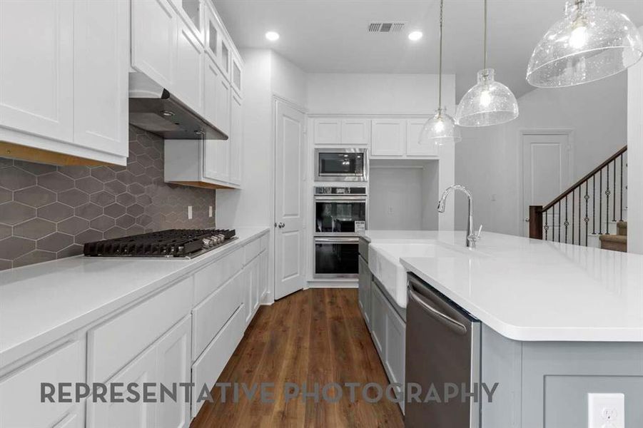Furnished interior view inside a new home in Treeline, Justin (Image 10).