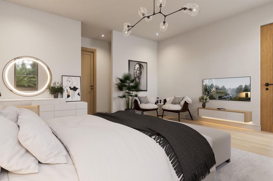 Furnished interior view inside a new home in , West Palm Beach (Image 11).