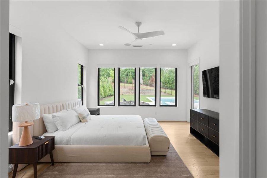 Furnished interior view inside a new home in , Atlanta (Image 33).