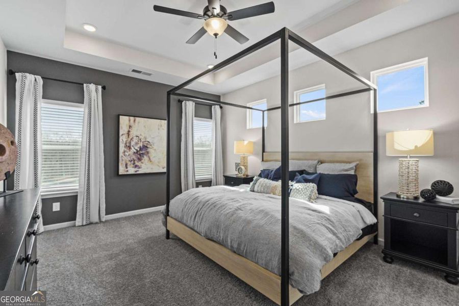 Furnished interior view inside a new home in Glendale Towns, Conyers (Image 25).