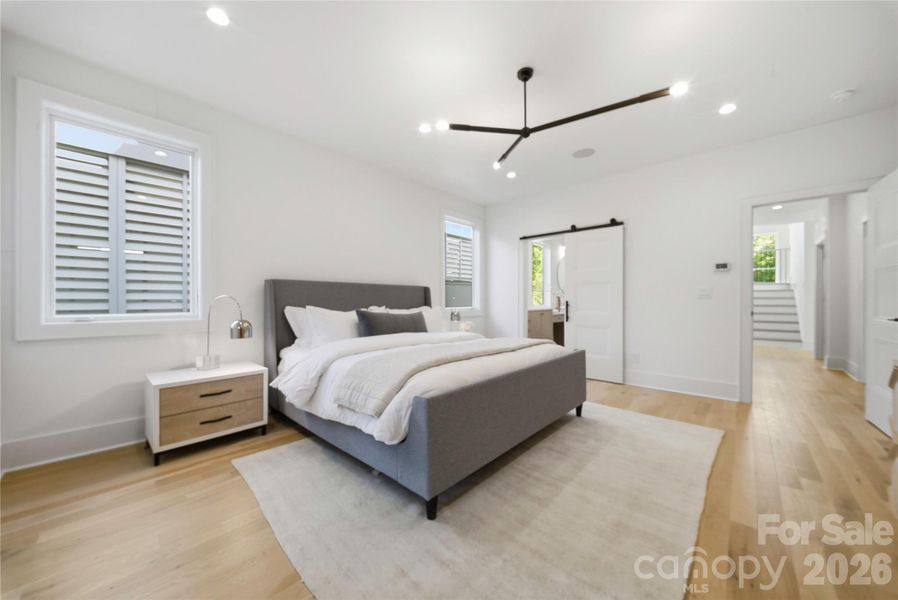 Furnished interior view inside a new home in , Charlotte (Image 17).