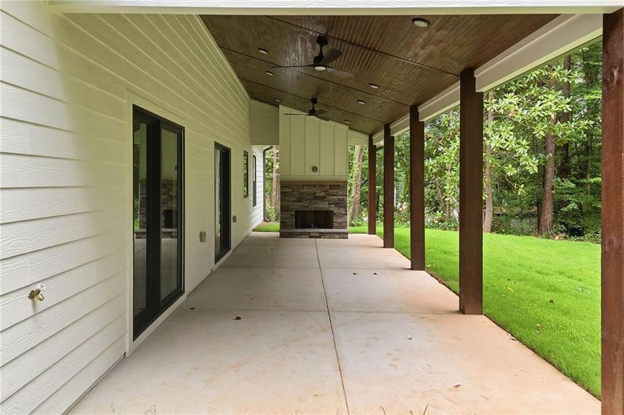 Exterior details and patio area of a home in , Canton (Image 26). Exterior details and patio area of a home in , Canton (Image 26).