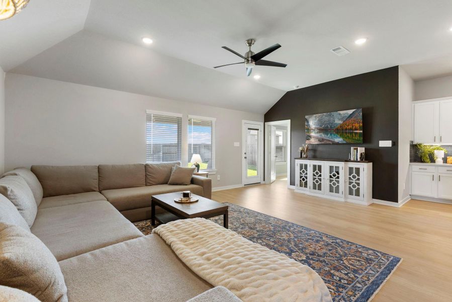 Furnished interior view inside a new home in , Magnolia (Image 10).