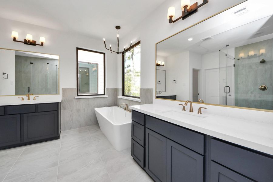 Furnished interior view inside a new home in Caywood Place, Houston (Image 10).