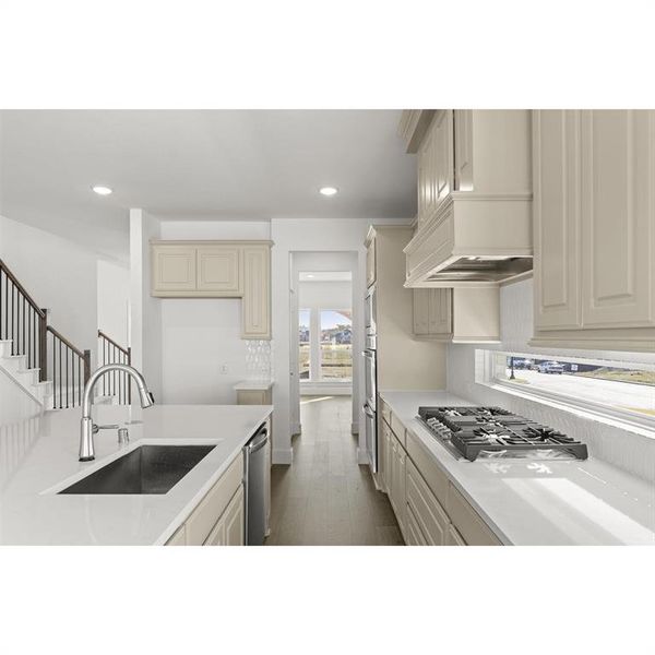 Furnished interior view inside a new home in Trails at Cottonwood Creek, Rowlett (Image 10). Furnished interior view inside a new home in Trails at Cottonwood Creek, Rowlett (Image 10).