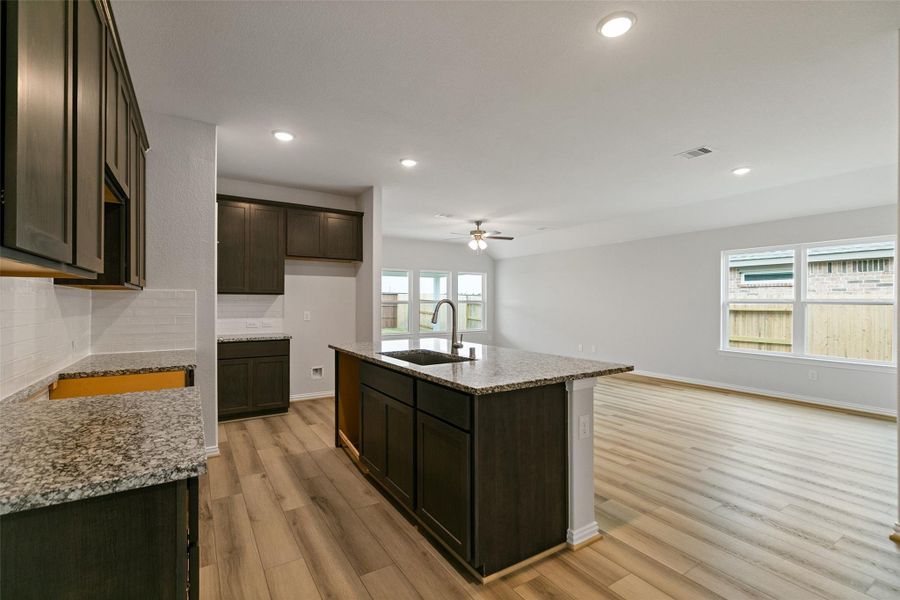 Furnished interior view inside a new home in Oakwood Estates, Waller (Image 8).