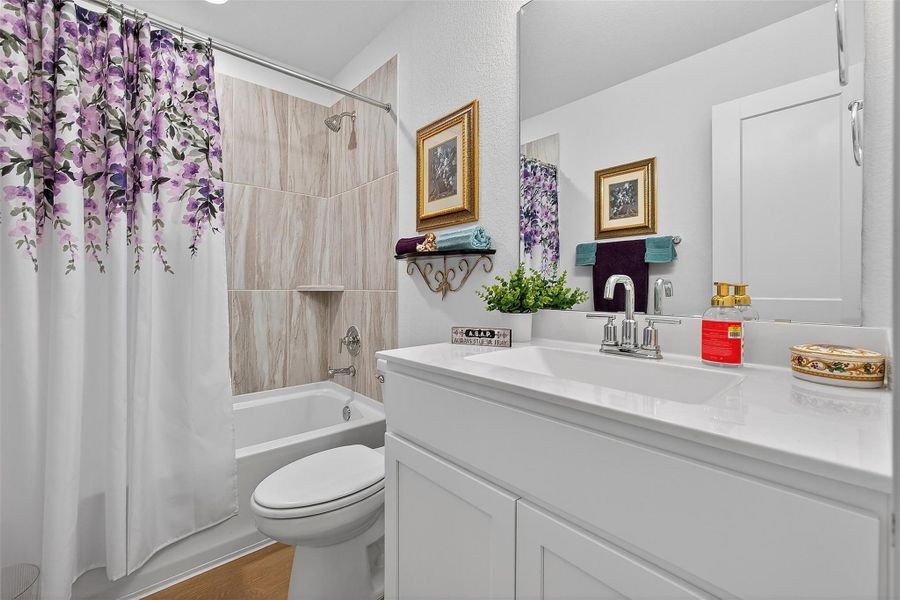 Furnished interior view inside a new home in Moran Ranch, Willis (Image 18).