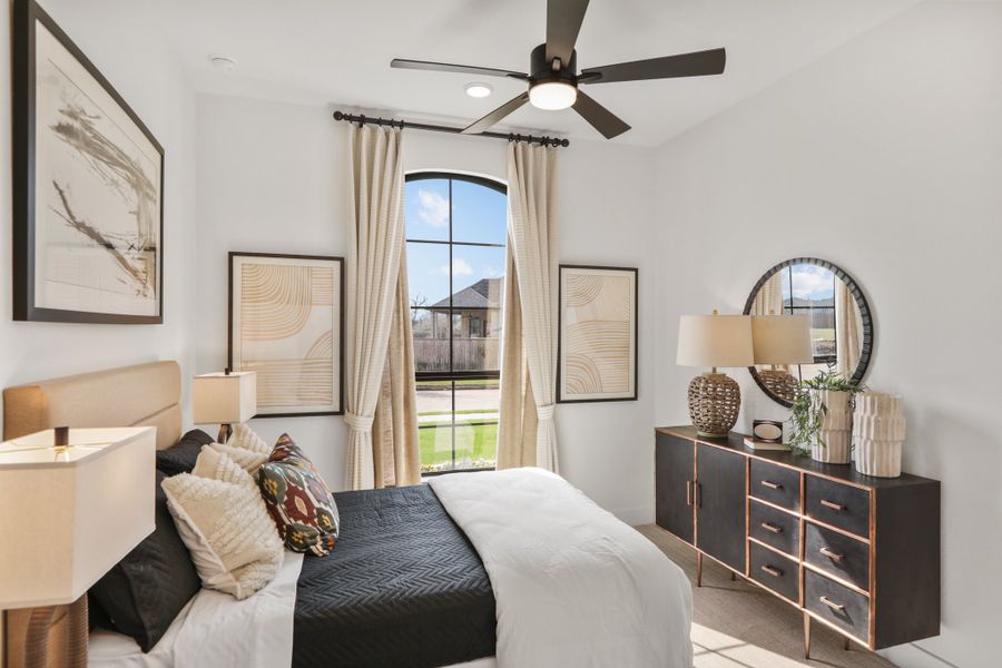 Furnished interior view inside a new home in Fulbrook on Fulshear Creek 60', Fulshear (Image 19).