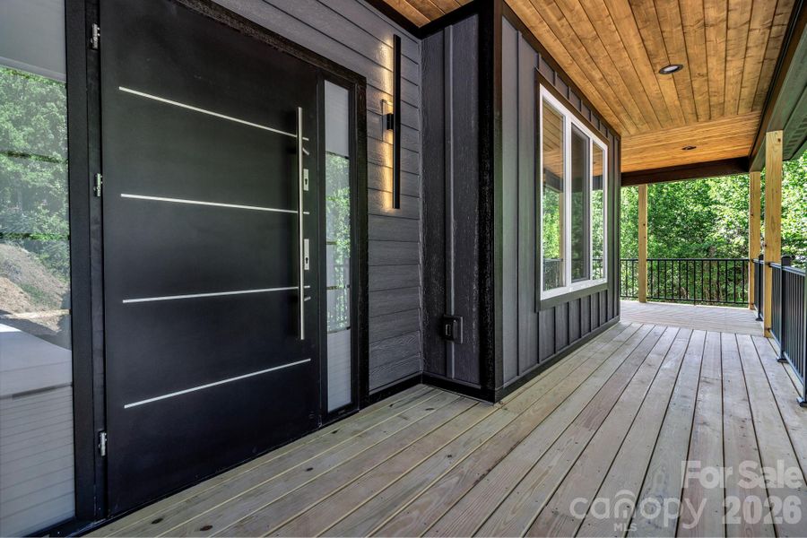 Exterior details and patio area of a home in , Hendersonville (Image 3).
