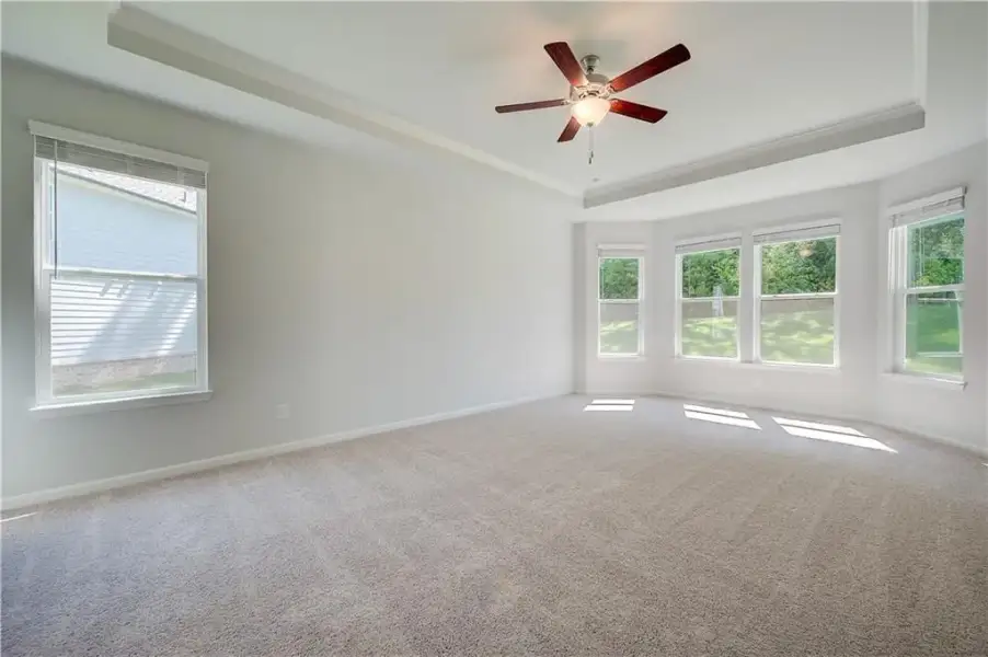 Spacious, unfurnished interior of a new home in Grandview at Millers Mill, Stockbridge (Image 23).