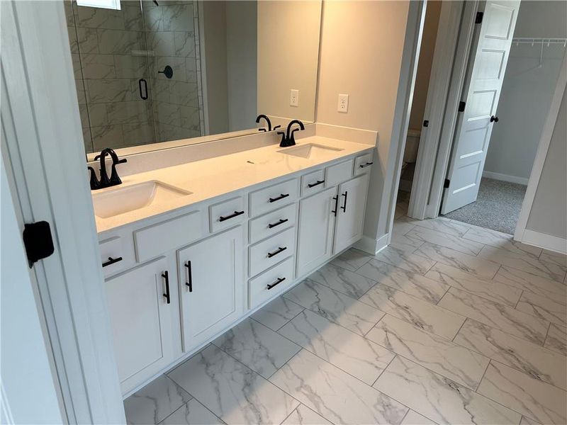 Furnished interior view inside a new home in Rosewood Lake Estates, Hoschton (Image 14).