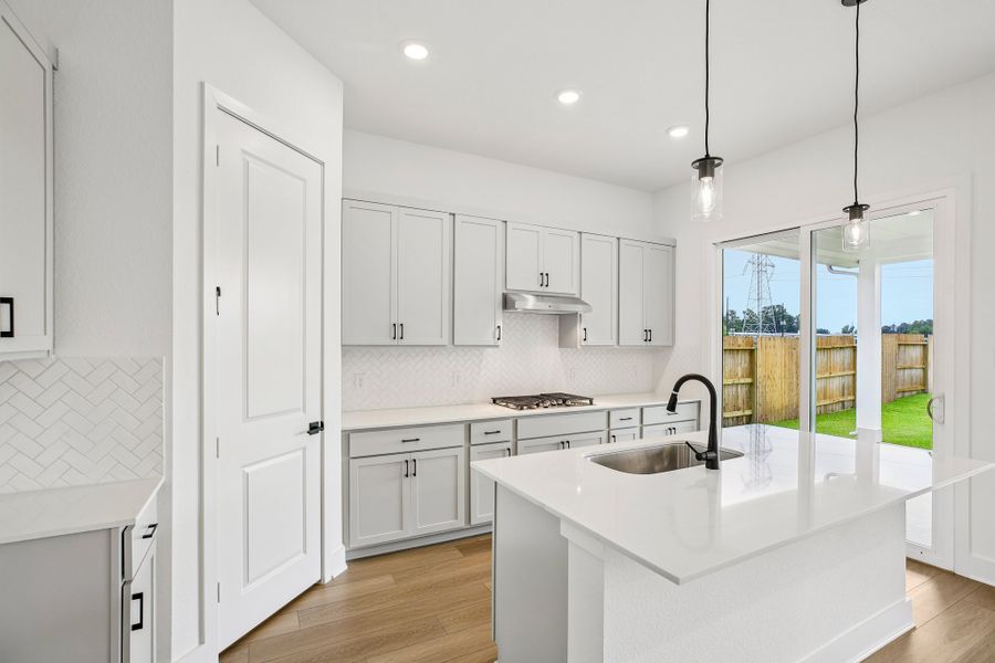 Furnished interior view inside a new home in Winfrey Estates, Tomball (Image 5).