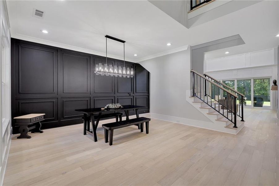 Furnished interior view inside a new home in , Suwanee (Image 12).