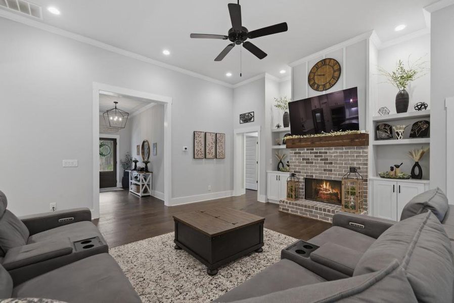 Furnished interior view inside a new home in , Buckhead (Image 5).