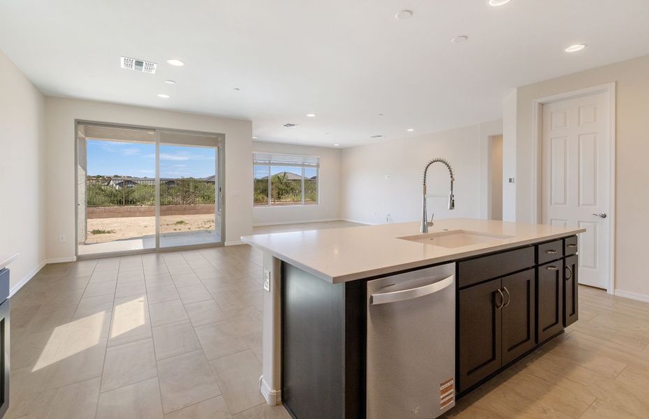 Furnished interior view inside a new home in Vistoso Canyon Estates, Oro Valley (Image 10).