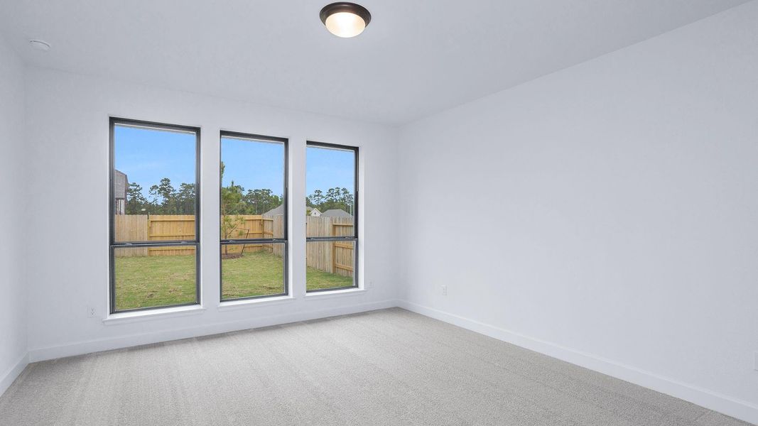 Spacious, unfurnished interior of a new home in Evergreen, Conroe (Image 6). Spacious, unfurnished interior of a new home in Evergreen, Conroe (Image 6).
