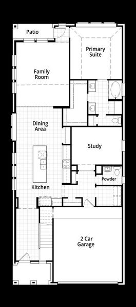 2D floor plan layout for the Everett by Highland Homes in Hillstead, Lavon, TX (Image 7). 2D floor plan layout for the Everett by Highland Homes in Hillstead, Lavon, TX (Image 7).