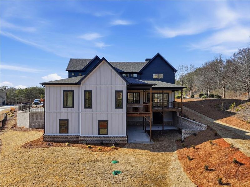 In-progress construction of a new home in , Gainesville, GA (Image 50).